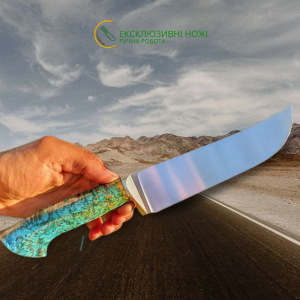 Пчак ХАМЕЛЕОН 2 - кухонно-мисливський ніж, ексклюзивна ручна робота, замовити в Україні (Сталь - Bohler N690)